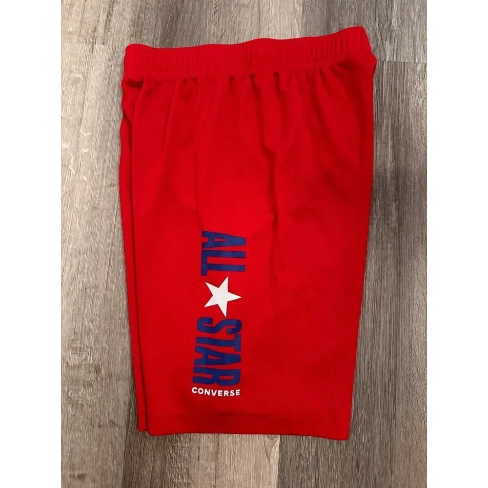 Converse All Star Red Gym Shorts size youth large